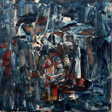 Original Abstract Expressionism Abstract Paintings by Emanuel Crudu