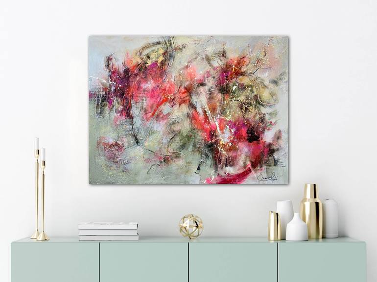 Original Abstract Expressionism Abstract Painting by Mariclair Plante