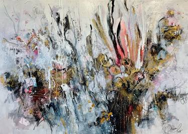 Original Abstract Expressionism Abstract Paintings by Mariclair Plante