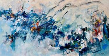Original Abstract Expressionism Abstract Paintings by Mariclair Plante