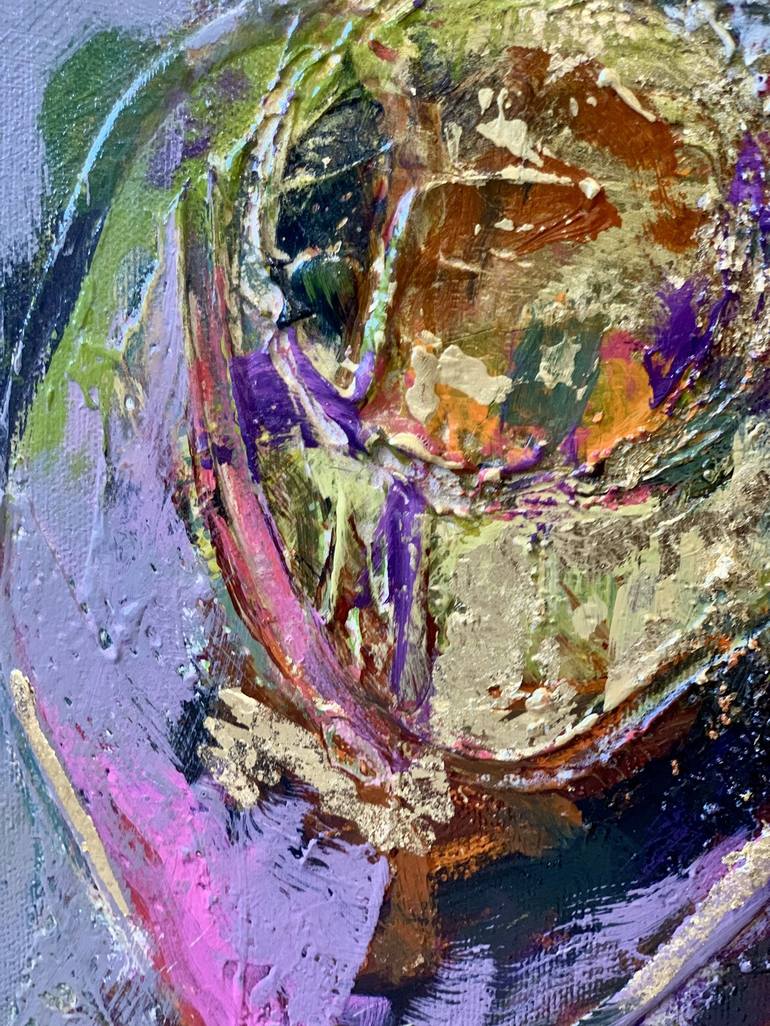 Original Abstract Expressionism Abstract Painting by Mariclair Plante