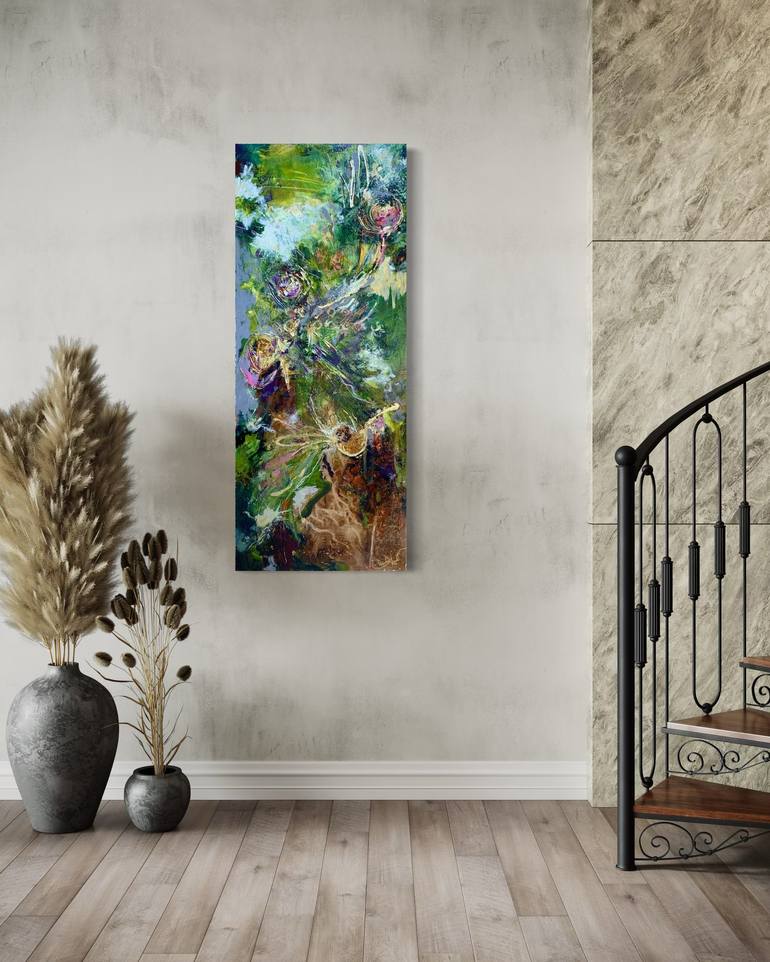 Original Abstract Expressionism Abstract Painting by Mariclair Plante