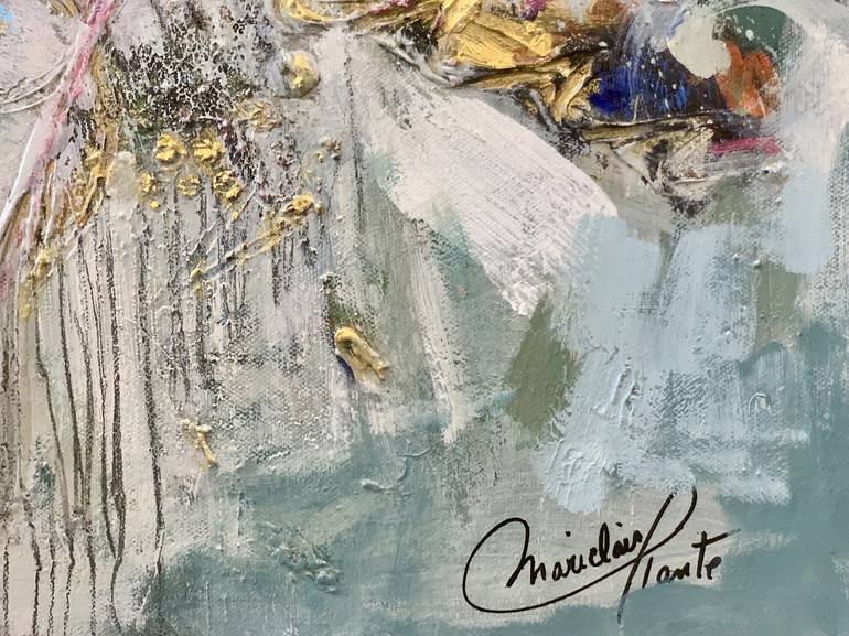 Original Abstract Expressionism Abstract Painting by Mariclair Plante