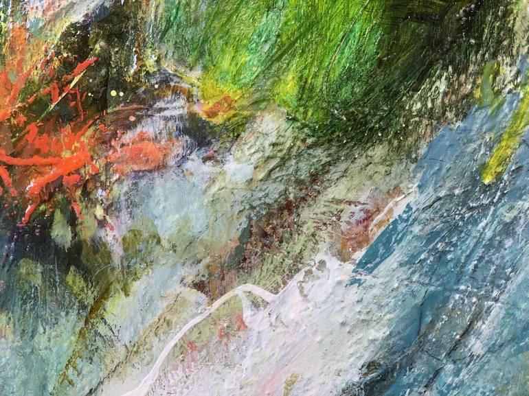 Original Abstract Expressionism Abstract Painting by Mariclair Plante