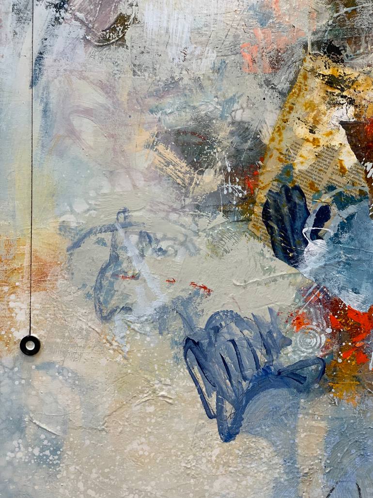 Original Abstract Expressionism Abstract Painting by Mariclair Plante