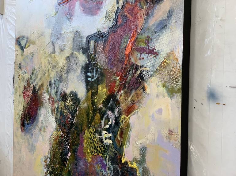 Original Abstract Expressionism Abstract Painting by Mariclair Plante