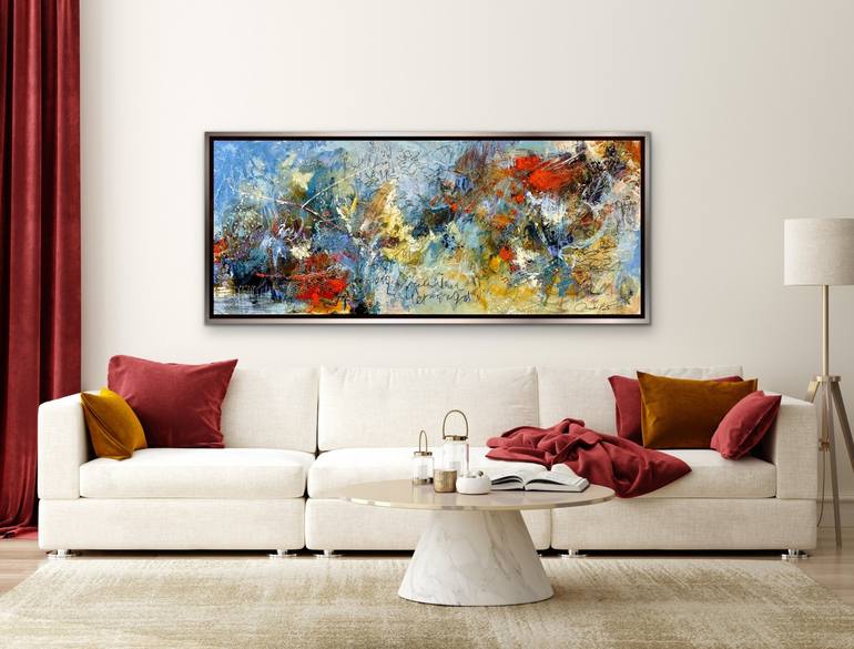 Original Abstract Painting by Mariclair Plante