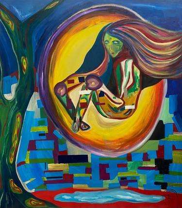 Original Abstract Expressionism Abstract Paintings by Denys Chumachenko