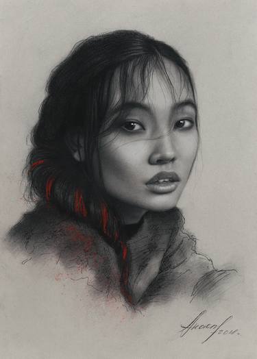 Original Portrait Drawings by Anastasia Olen