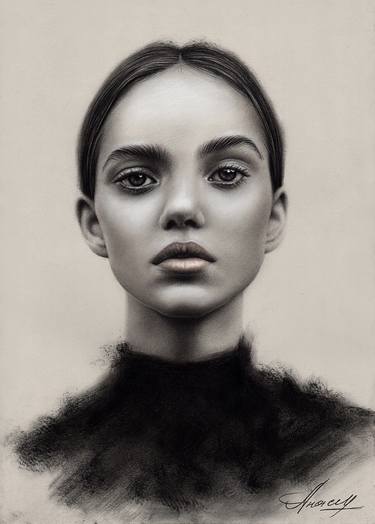 Original Portrait Drawings by Anastasia Olen