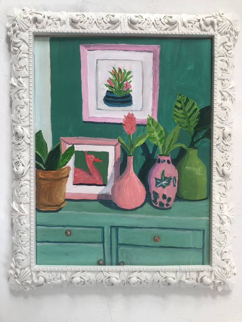 Original Fauvism Still Life Painting by Barbara Friehs