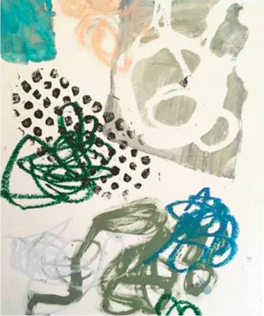 Original Abstract Printmaking by Barbara Friehs