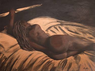 Print of Fine Art Nude Paintings by Andrew Palmer
