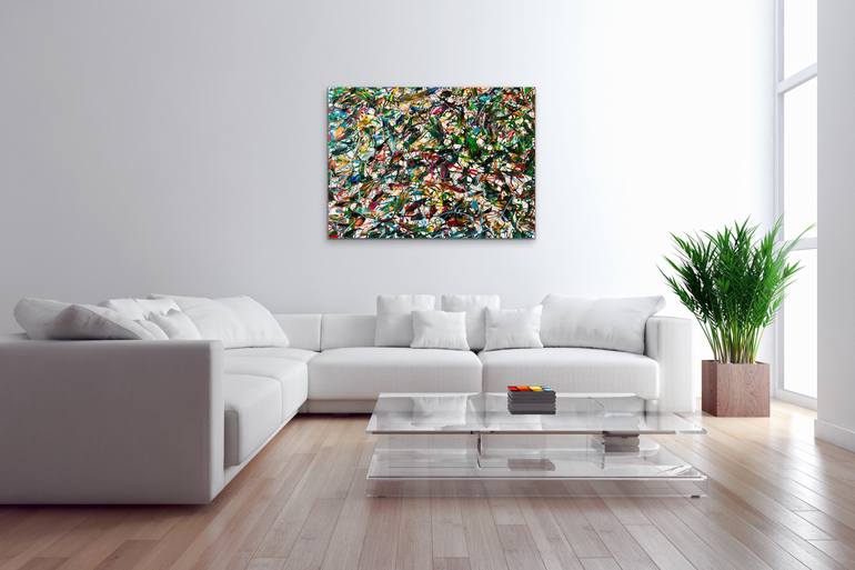 Original Abstract Expressionism Abstract Painting by Alisha Anglin