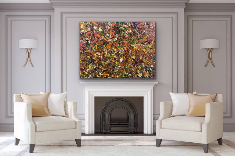 Original Abstract Expressionism Abstract Painting by Alisha Anglin