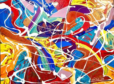 Original Abstract Expressionism Abstract Paintings by Alisha Anglin