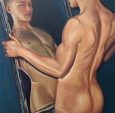 Original Figurative Nude Paintings by David van der Linden