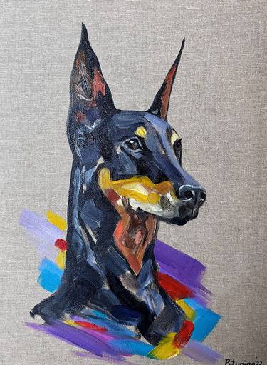 Original Expressionism Animal Paintings by Elena Petunina