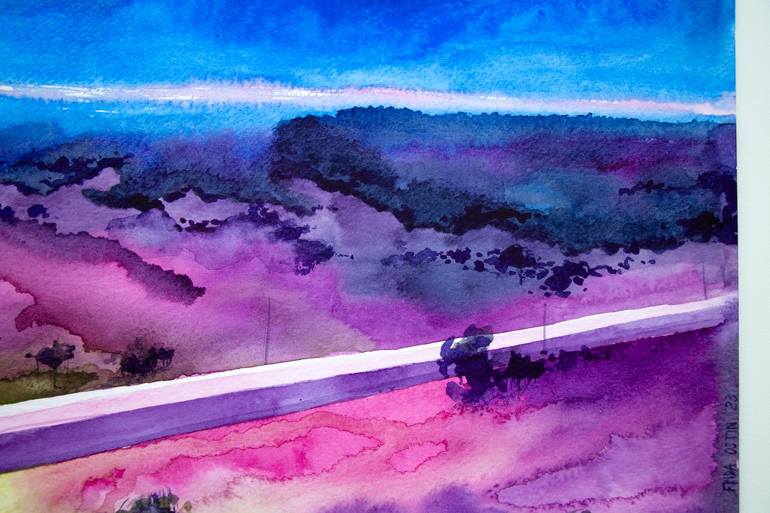 Original Contemporary Landscape Painting by Frida Ostin
