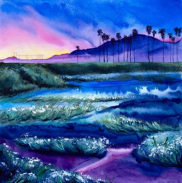Original Landscape Paintings by Frida Ostin