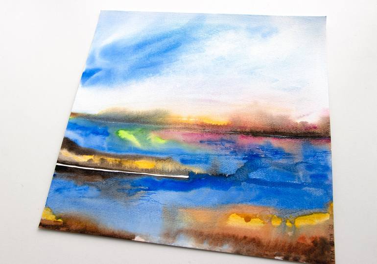 Original Contemporary Abstract Painting by Frida Ostin