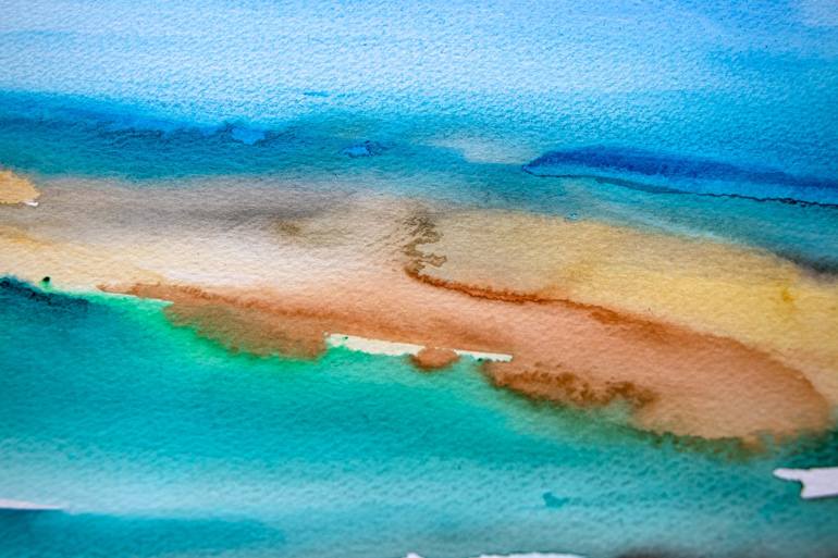 Original Abstract Landscape Painting by Frida Ostin
