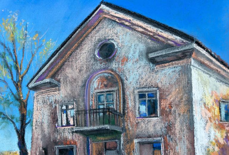 Original Impressionism Home Painting by Frida Ostin