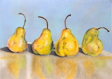 Four Juicy Pears. thumb
