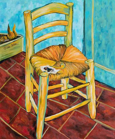 Van Gogh Chair. Painting from the movie "Forrest Gump" 1994. thumb