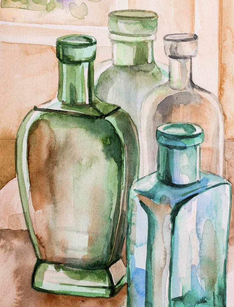 Original Fine Art Still Life Painting by Frida Ostin