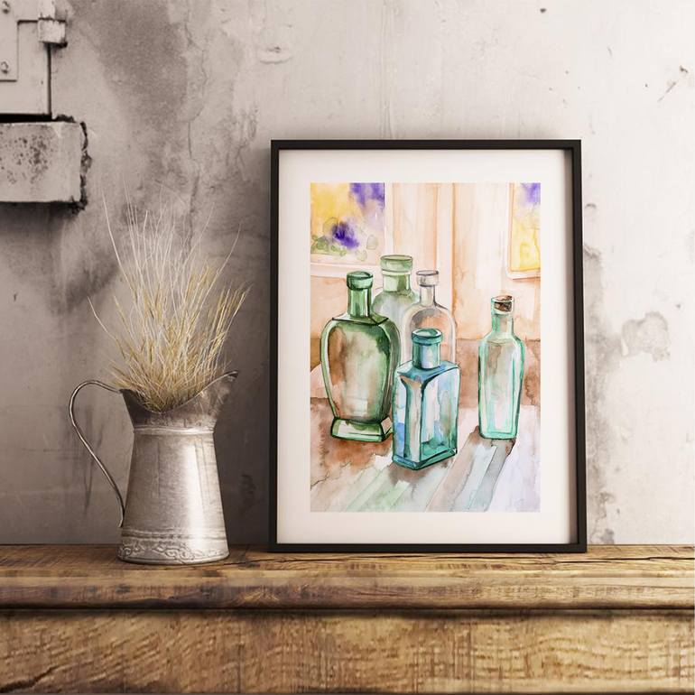 Original Fine Art Still Life Painting by Frida Ostin