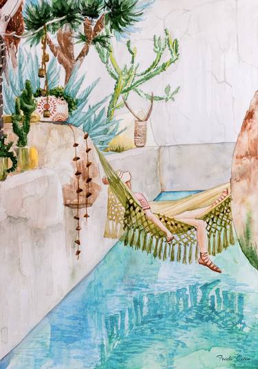 Print of Figurative Travel Paintings by Frida Ostin