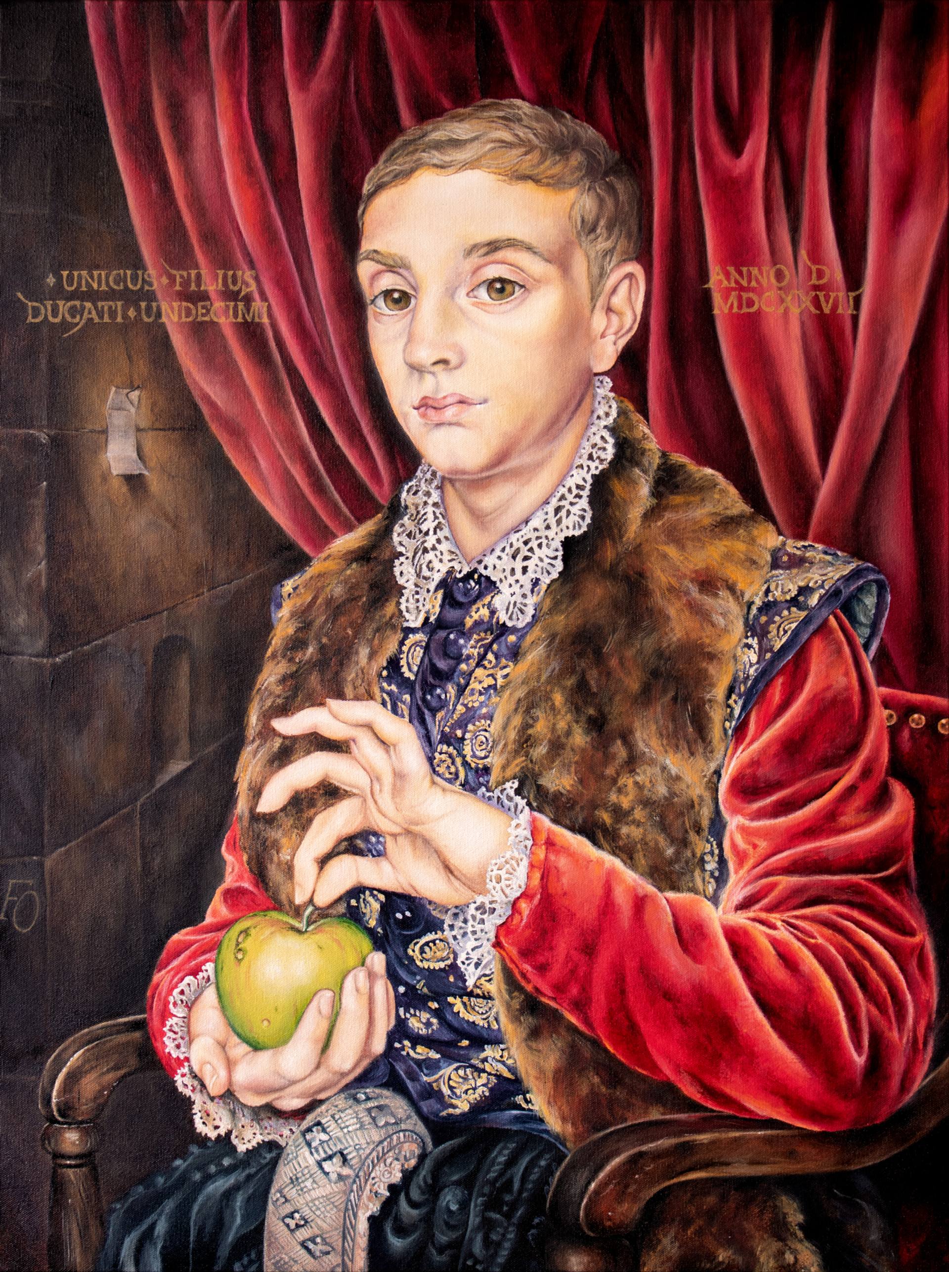 Boy with Apple – Inspired by The Grand Budapest Hotel (2014