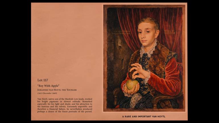 Original Classicism People Painting by Frida Ostin