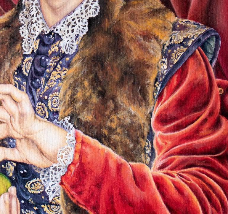 Original Classicism People Painting by Frida Ostin