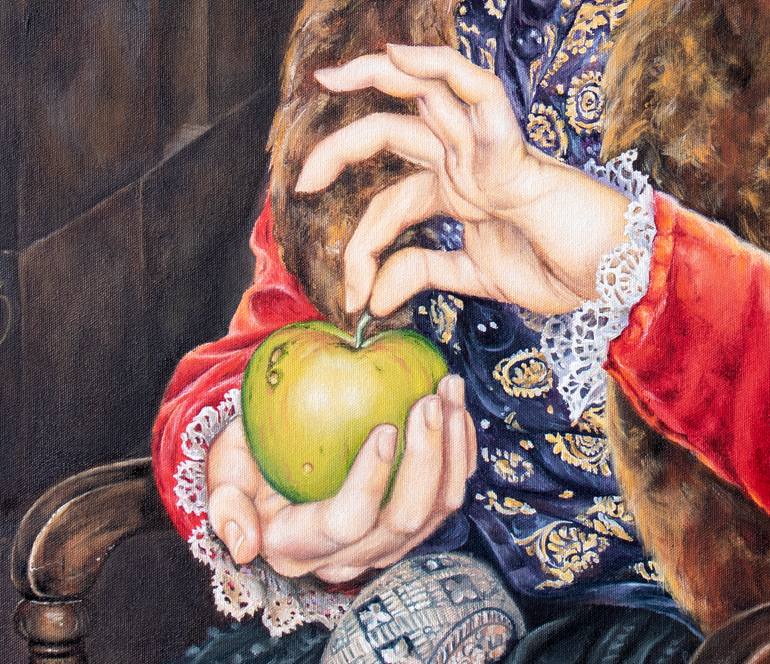 Original Classicism People Painting by Frida Ostin