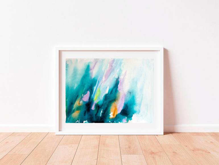 Original Conceptual Abstract Painting by Frida Ostin