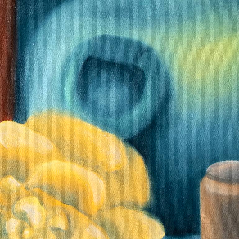 Original Conceptual Still Life Painting by Frida Ostin