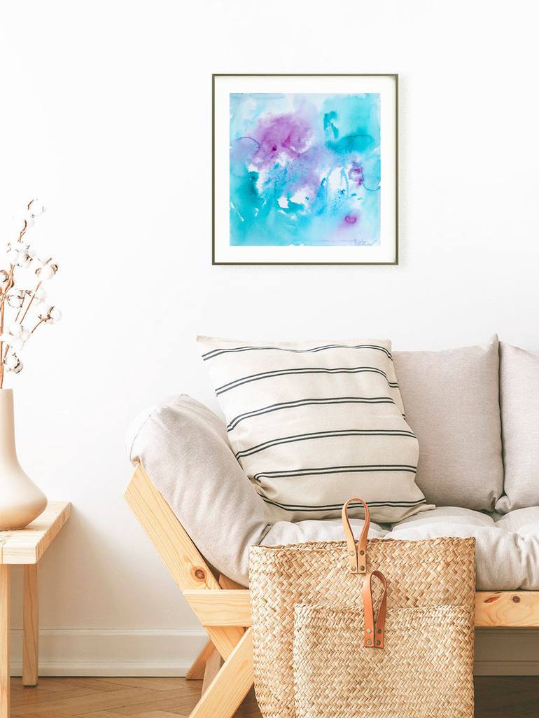 Original Abstract Painting by Frida Ostin