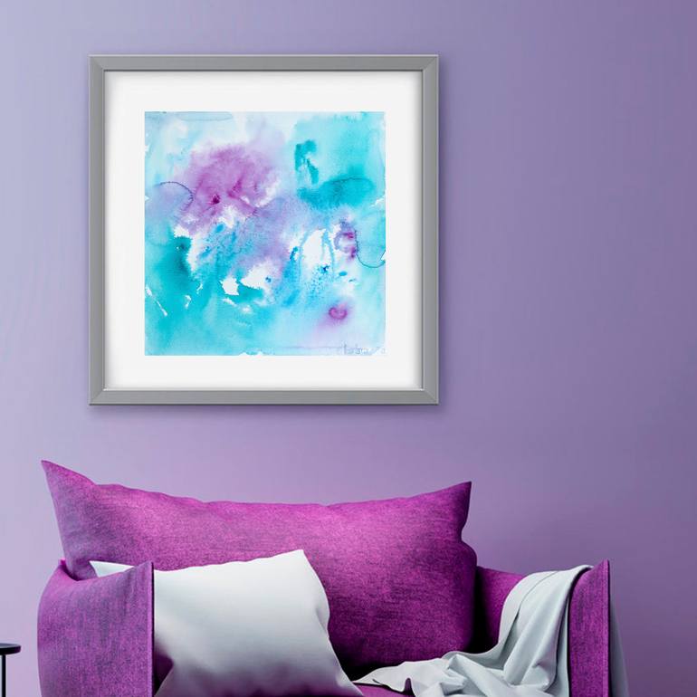 Original Abstract Painting by Frida Ostin