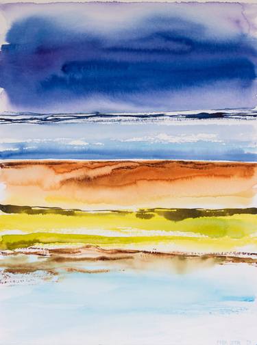 Enjoying The Horizon. Painting By Frida Ostin | Saatchi Art