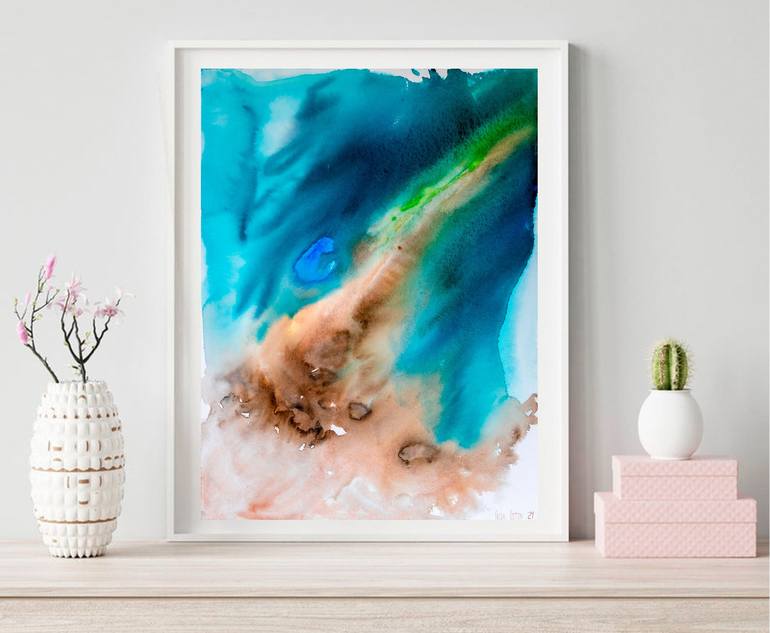 Original Abstract Painting by Frida Ostin