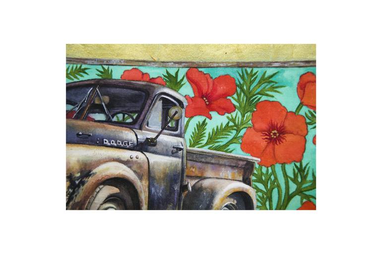 Original Car Painting by Lei He