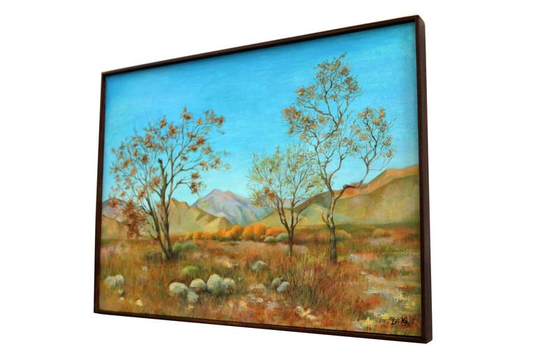 Original Fine Art Landscape Painting by Lei He