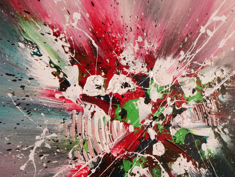 Original Abstract Expressionism Abstract Painting by Oliver Maass