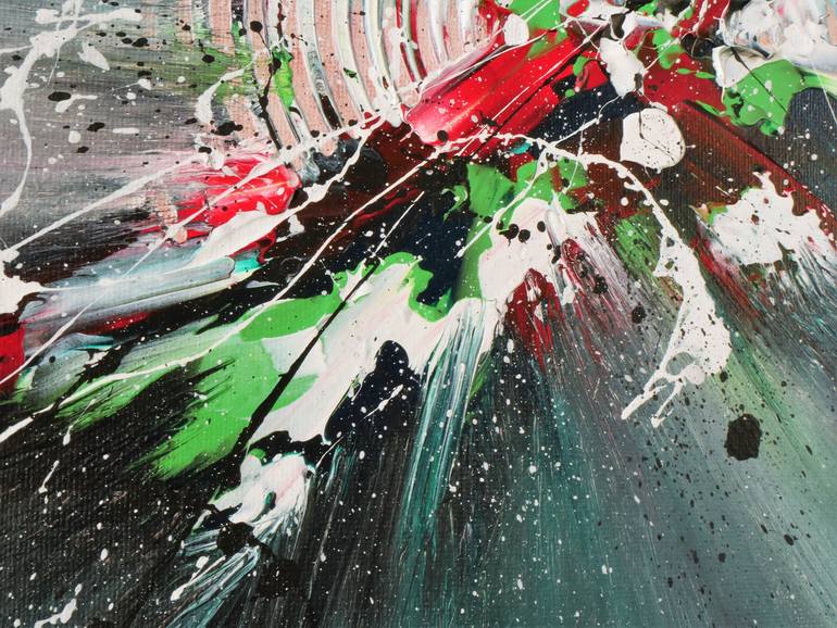 Original Abstract Expressionism Abstract Painting by Oliver Maass