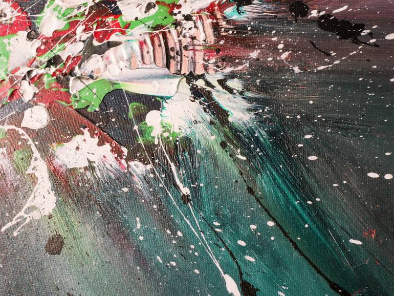 Original Abstract Expressionism Abstract Painting by Oliver Maass