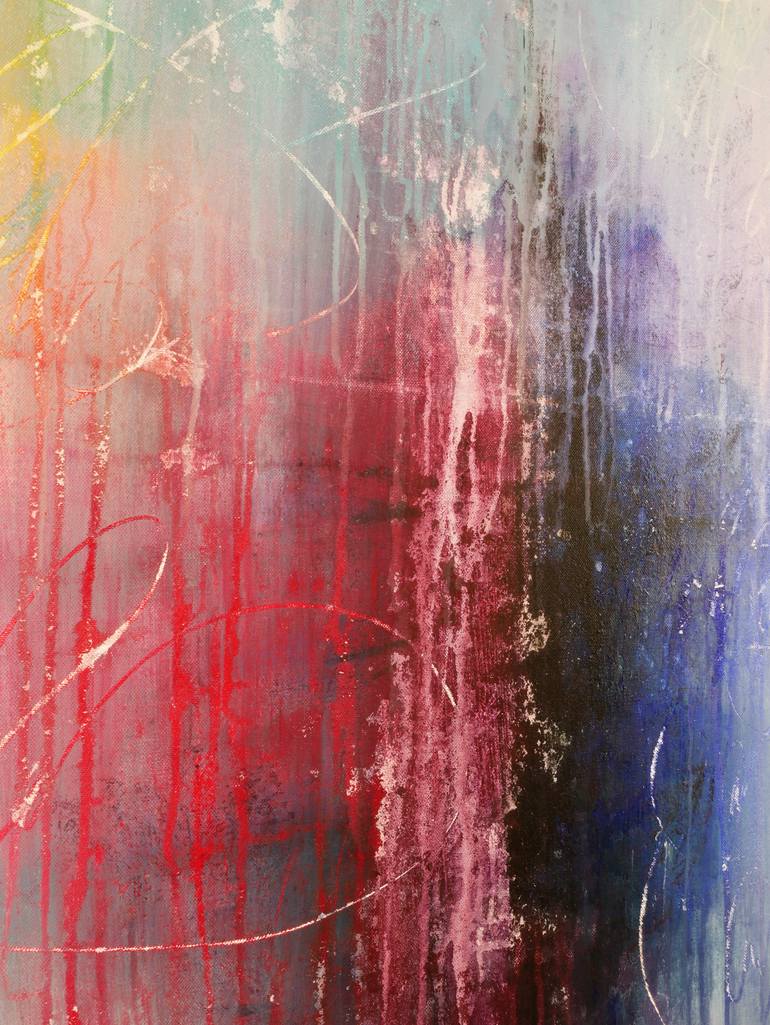 Original Abstract Expressionism Abstract Painting by Oliver Maass