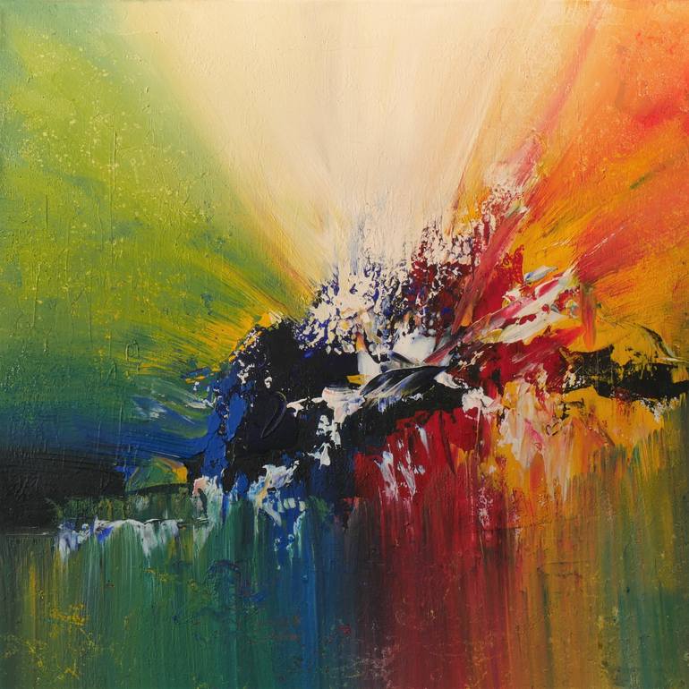 abstract color painting