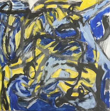 Original Abstract Expressionism Abstract Painting by Sherry Swafford Page